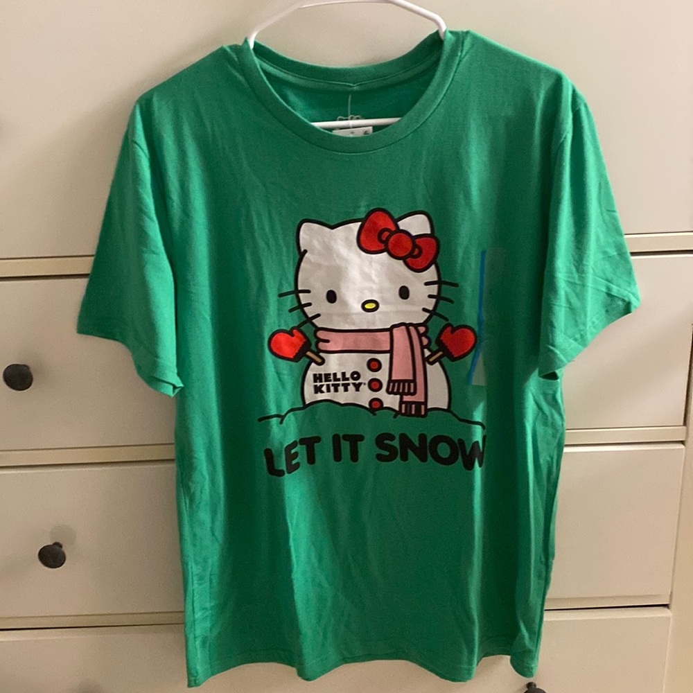 Hello kitty “let it snow” shirt